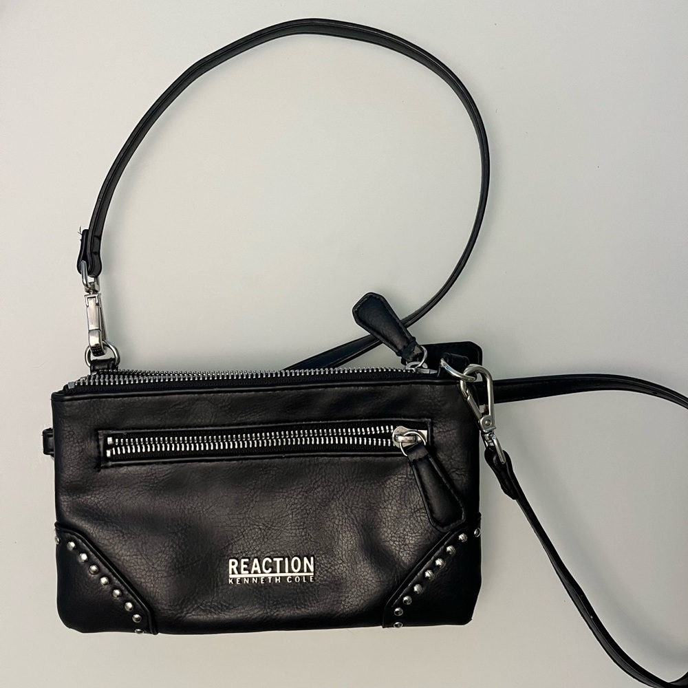 Kenneth Cole Reaction small purse with adjustable removable strap. Non leather.